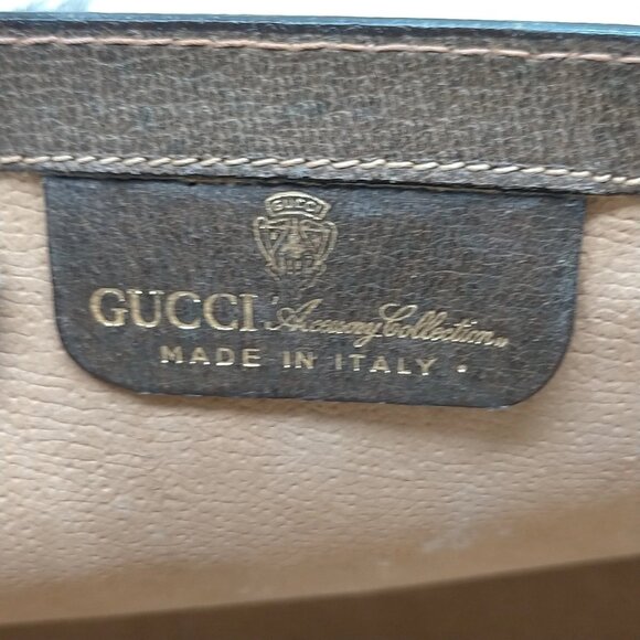 Authentic Gucci Vintage Clutch Bag Sherry Line Brown PVC mn334-113025 - Picture 16 of 16